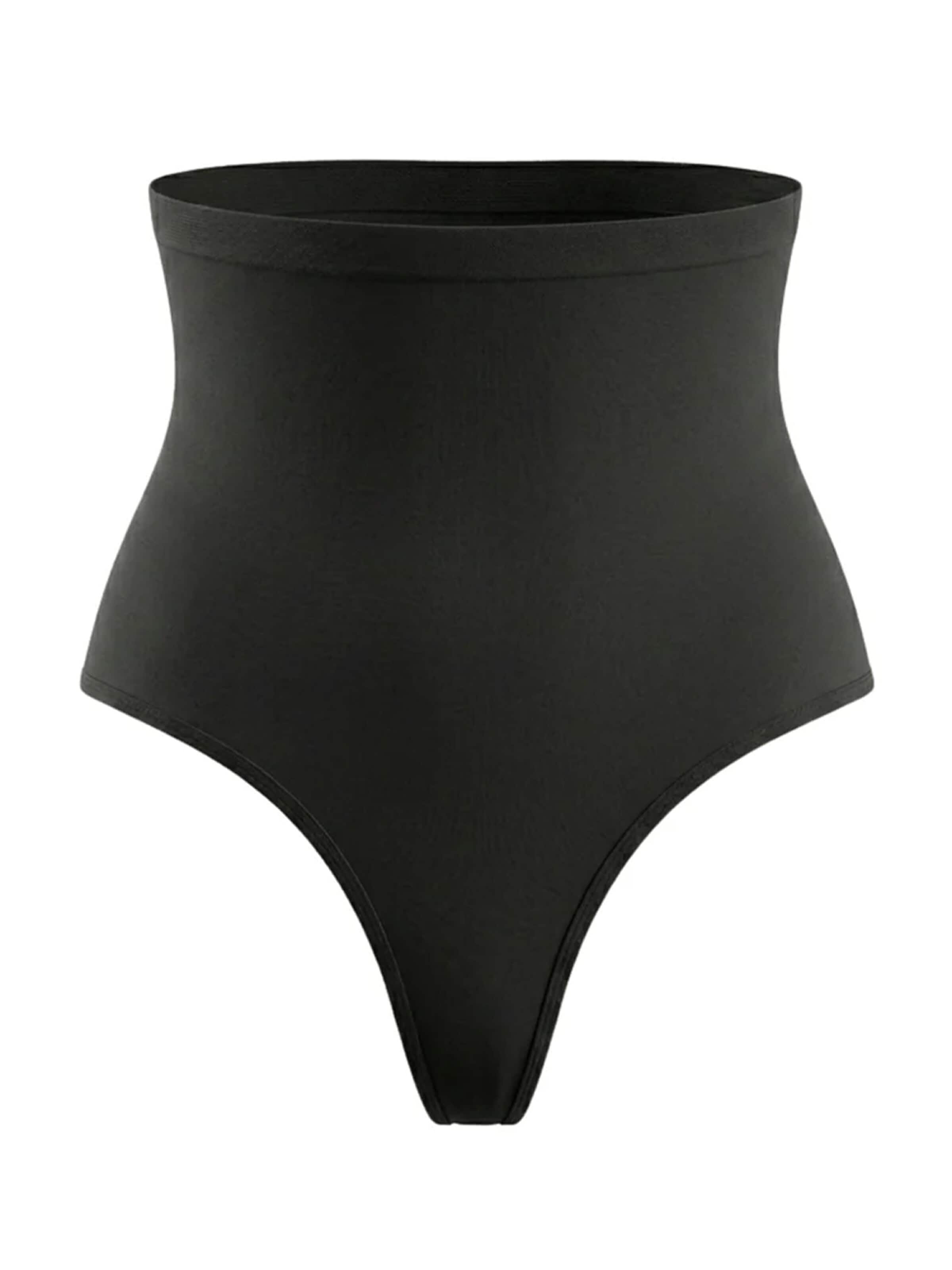 Shapetape Shapingbroek 'Corrigerende High Waist String' in Zwart
