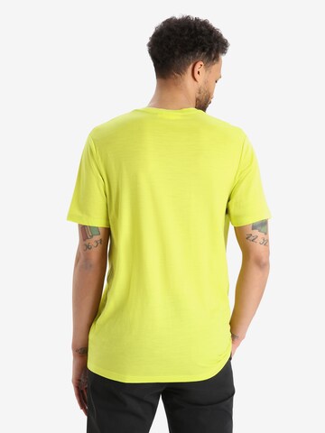 ICEBREAKER Функционална тениска 'Tech Lite II Remarkable Range' в жълто