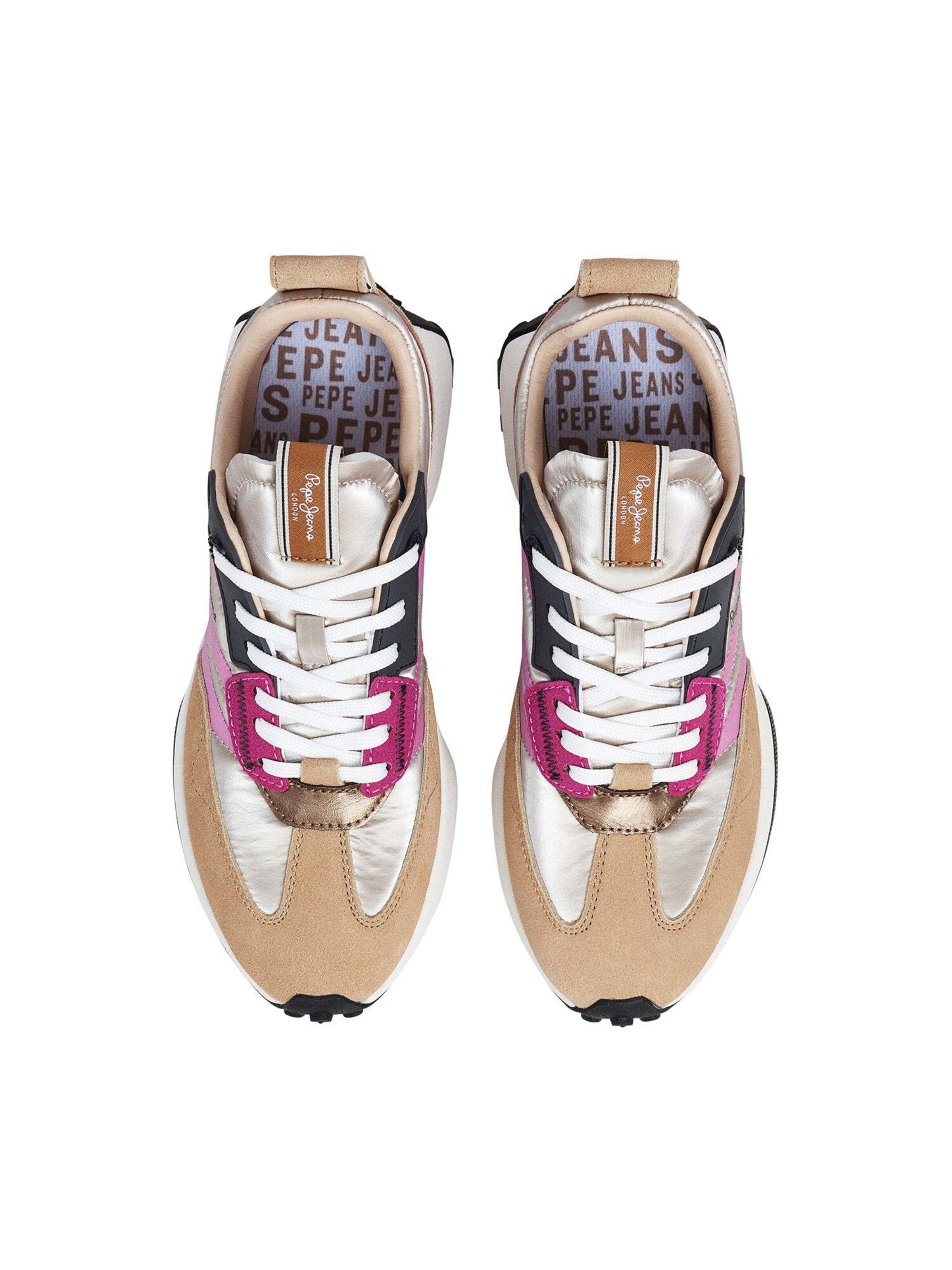 Baskets basses 'Lucky Shiny' Pepe Jeans en marron