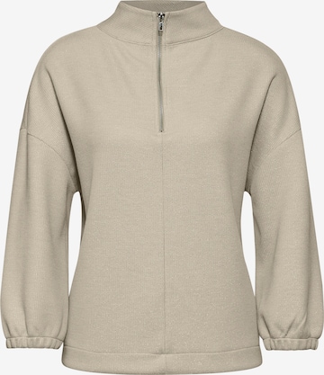 Street One Studio T-Shirt mit Stehkragen in Weiß: Vorderseite