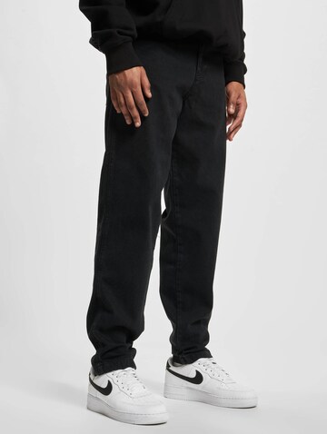 DEF Tapered Jeans in Zwart: voorkant