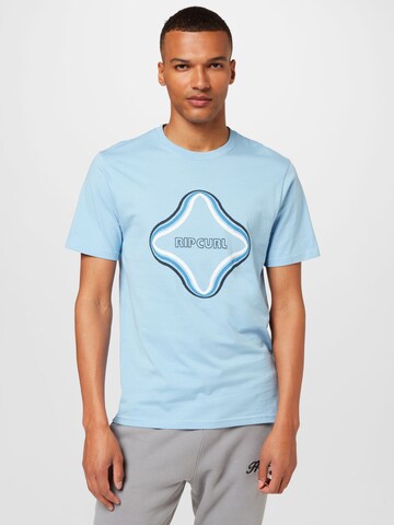 RIP CURL Performance Shirt 'REVIVAL VIBRATIONS' in Blue: front