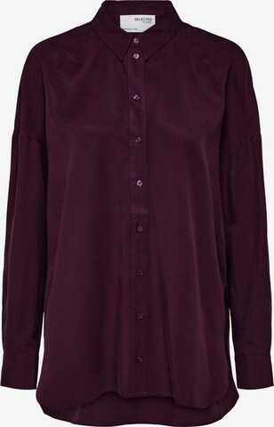 SELECTED FEMME Blouse 'Sanni' in Lila: voorkant