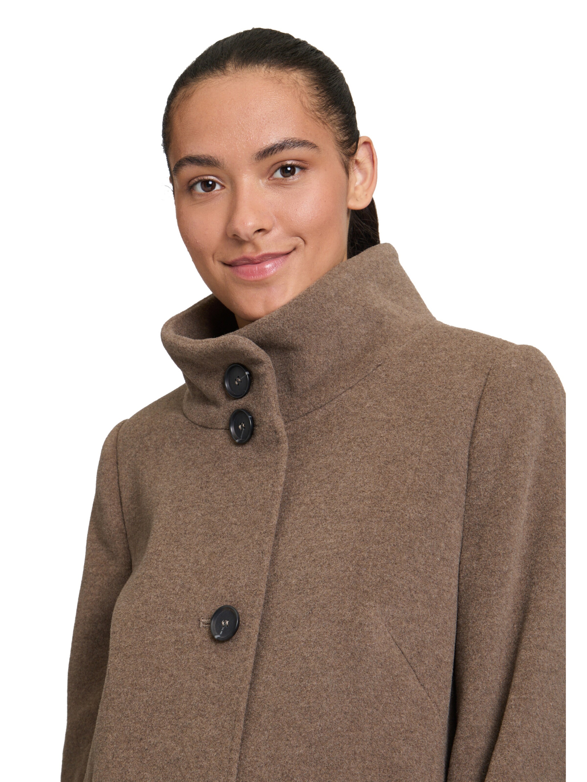 Betty Barclay Between-Seasons Coat in Brown