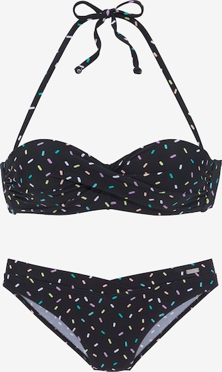 BUFFALO Bikini en noir, Vue avec produit