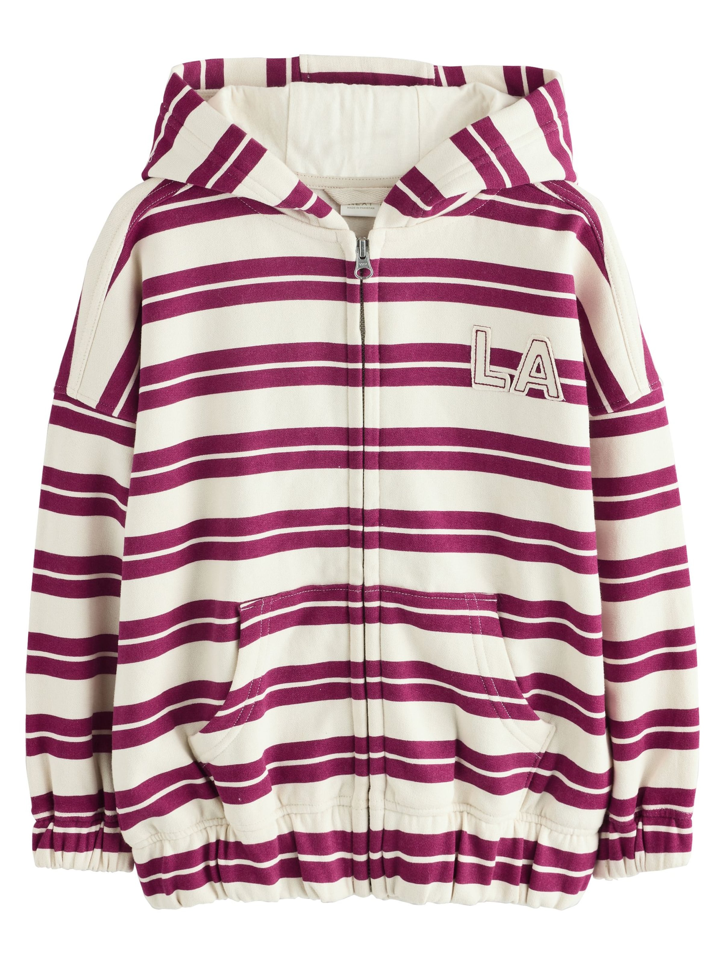 Next Sweatjakke i hvid: forside