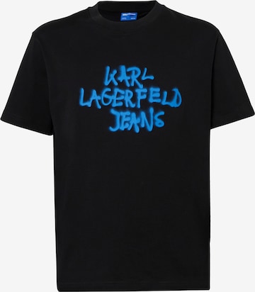 juoda KARL LAGERFELD JEANS Marškinėliai: priekis