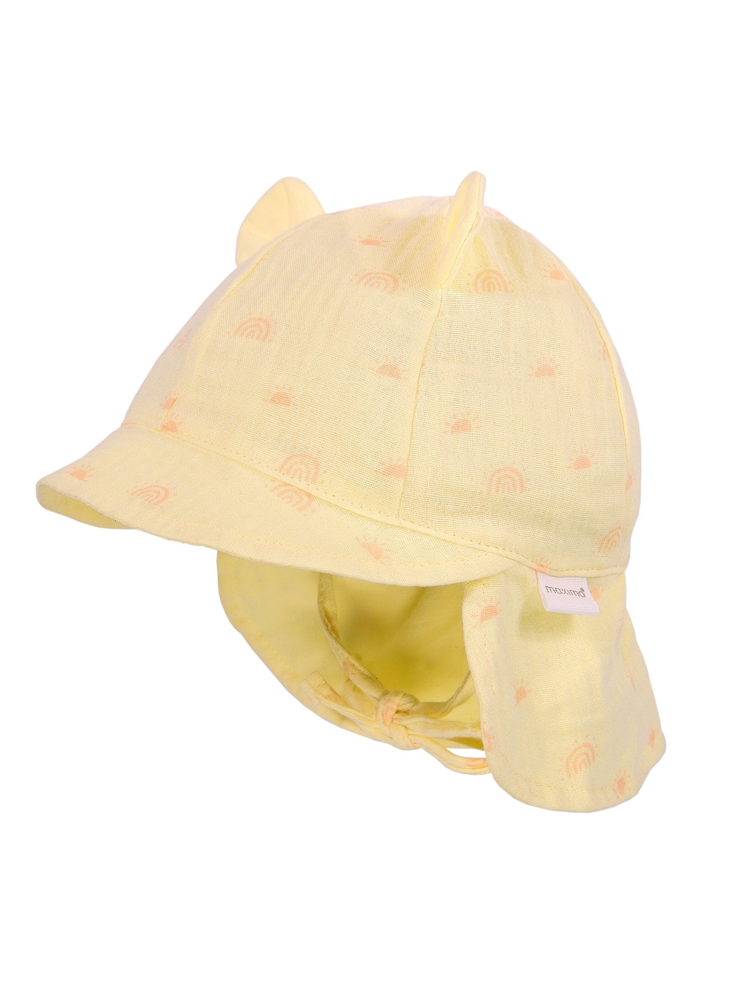 MAXIMO Beanie in Yellow: front