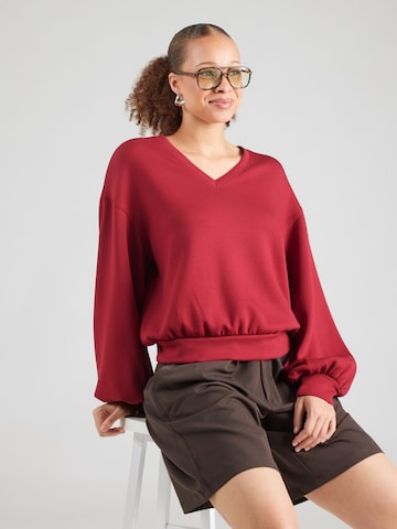 MSCH COPENHAGEN Sweatshirt 'Brionna Ima' in Red: front