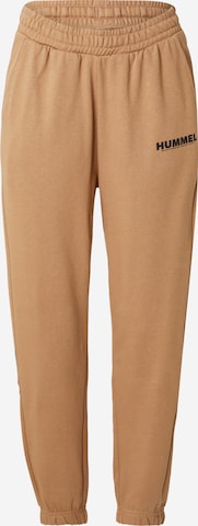 Hummel Конический (Tapered) Спортивные штаны 'Legacy' в Коричневый: спереди