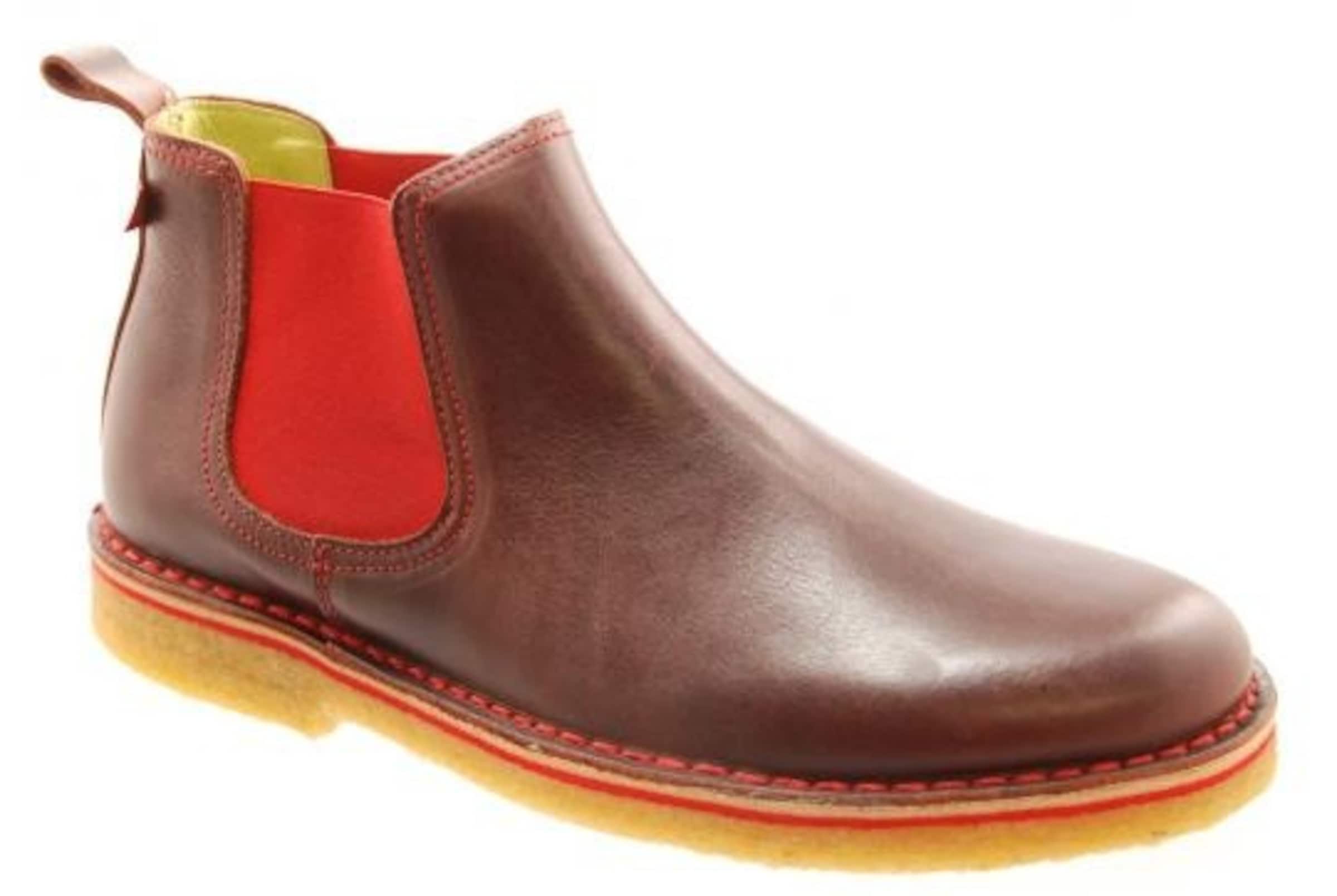 Grünbein Chelsea Boots in Brown