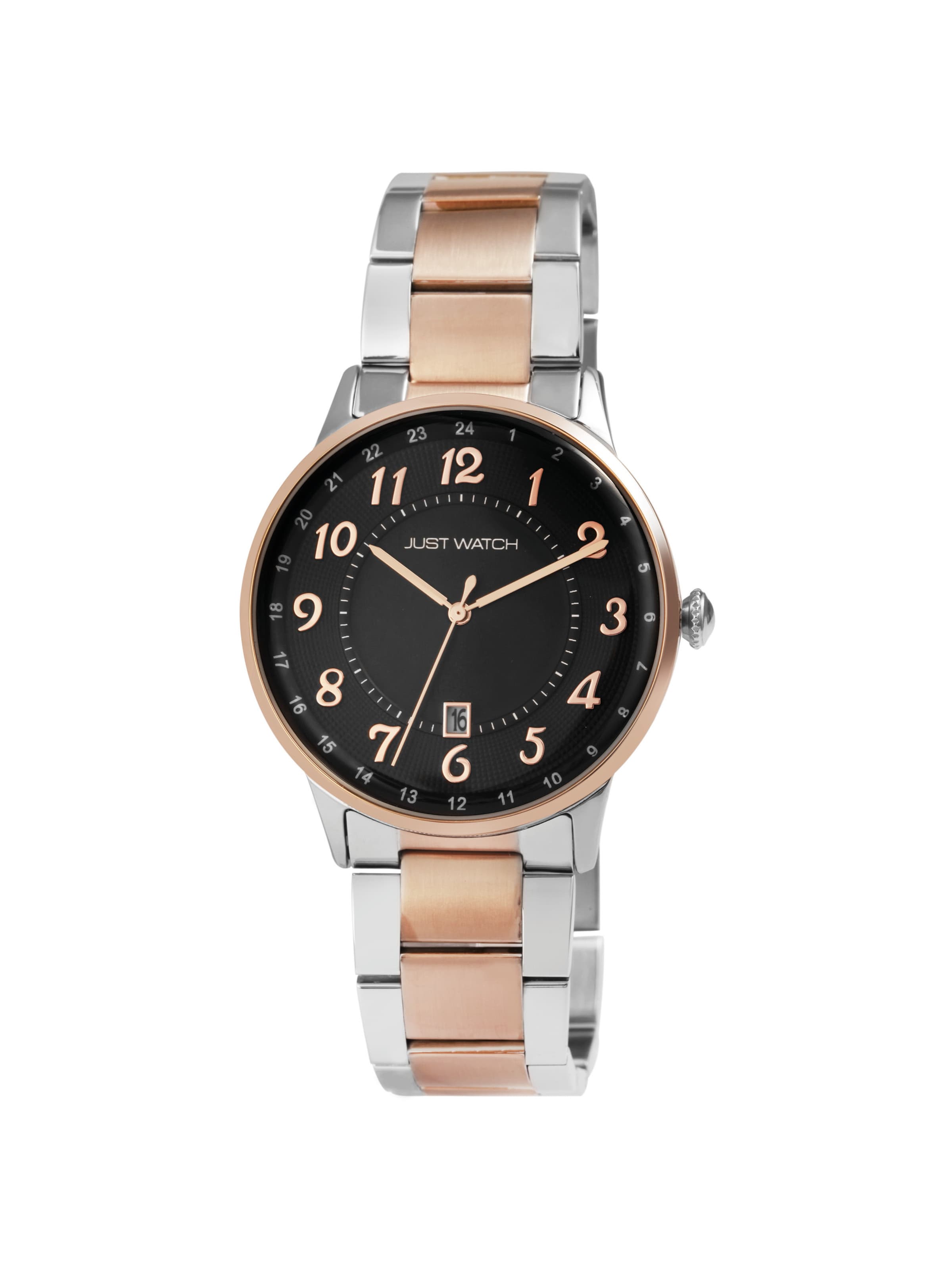 Just Watch Analog Watch 'Lieran, Datumsanzeige' in Mixed colors: front