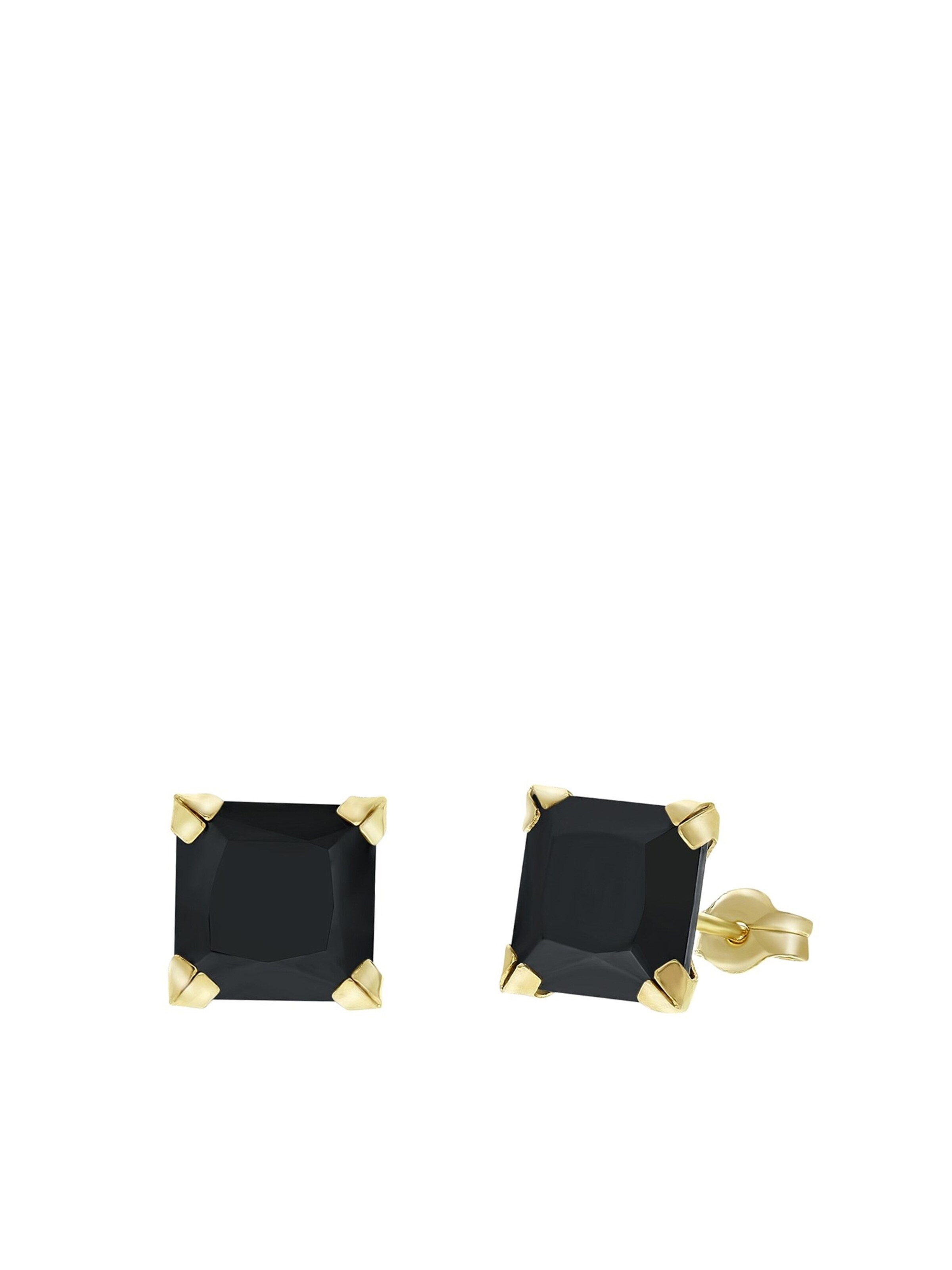 Lucardi Earrings 'High Class' in Black: front