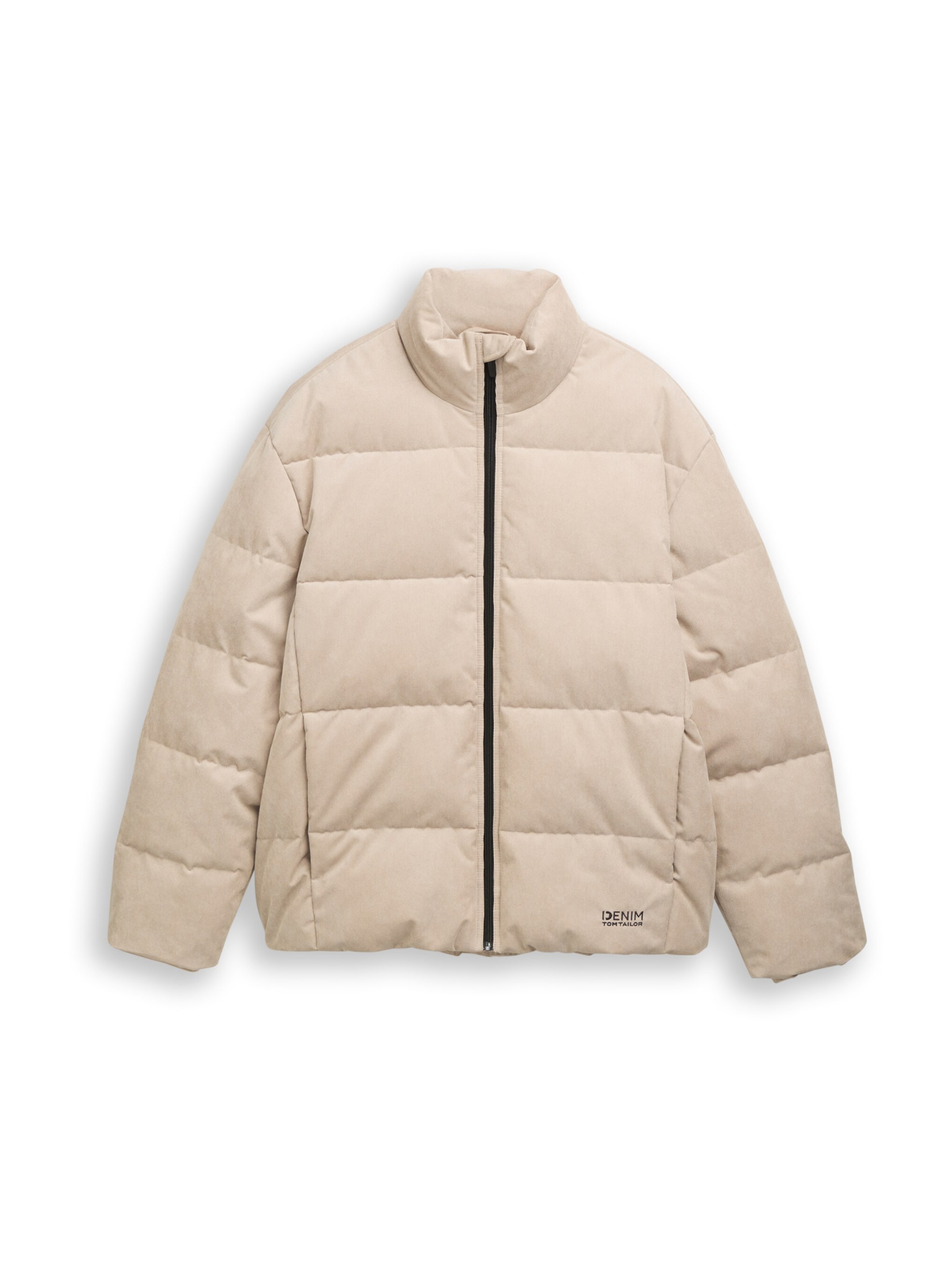 TOM TAILOR DENIM Winterjas in Beige: voorkant