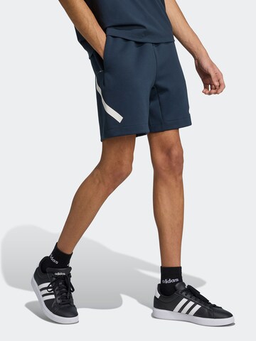 regular Pantaloni sportivi 'Z.N.E.' di ADIDAS SPORTSWEAR in blu: frontale