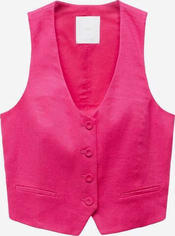 MANGO Suit Vest 'Boreli' in Pink: front