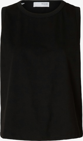 SELECTED Top 'SLFEssential' in Zwart: voorkant