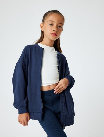 Koton Sweatvest in Blauw: voorkant