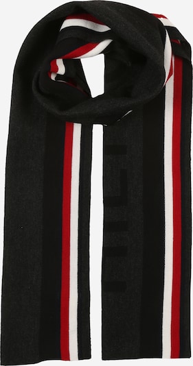 TOMMY HILFIGER Sjaal in de kleur Rood / Zwart / Wit, Productweergave