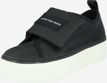 melns Calvin Klein Jeans Zemie brīvā laika apavi: no priekšpuses