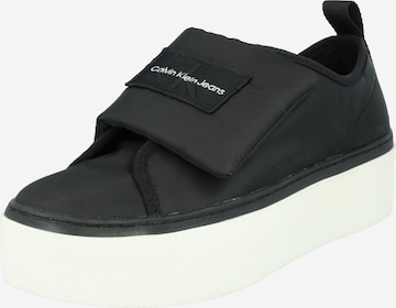 Calvin Klein Jeans Platform trainers in Black: front