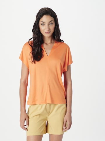 s.Oliver BLACK LABEL Μπλούζα σε πορτοκαλί: μπροστά