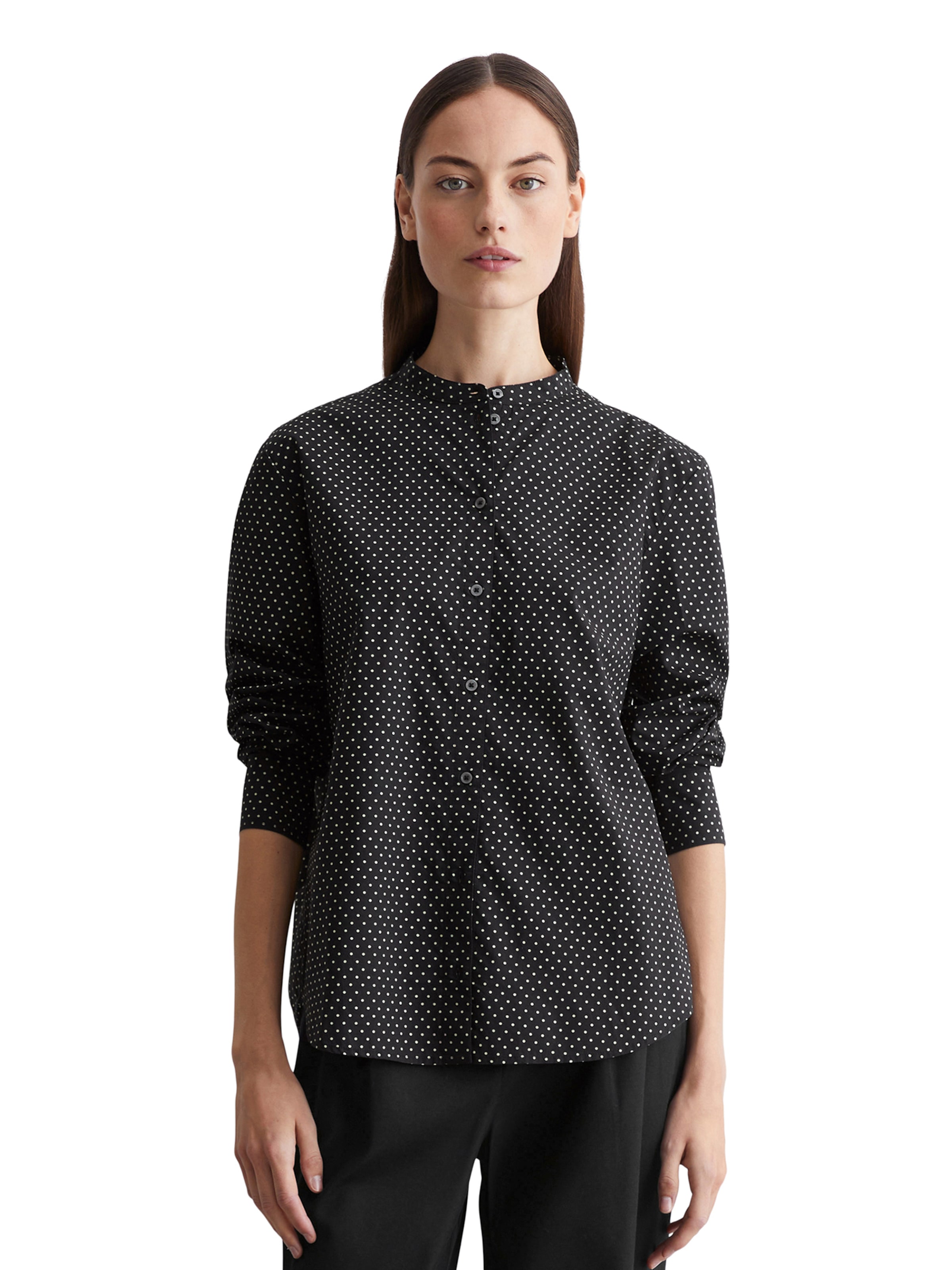 Marc O'Polo Blouse in Zwart: voorkant
