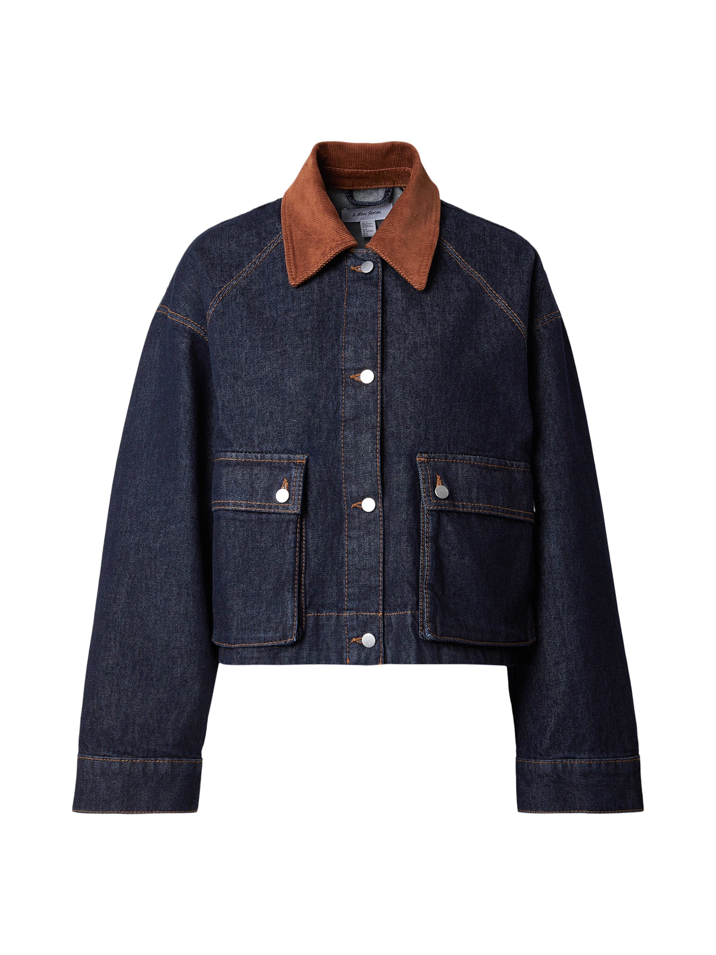 Veste mi-saison & Other Stories en bleu : devant