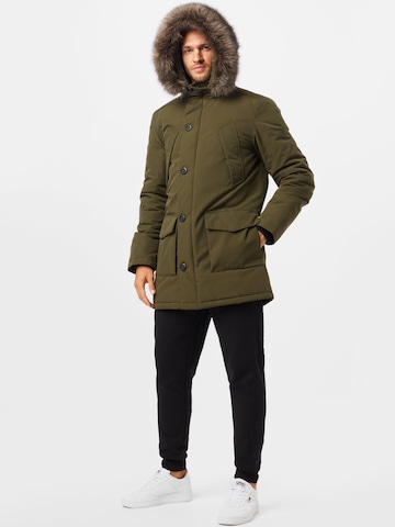 žalia Superdry Žieminė parka 'Everest'