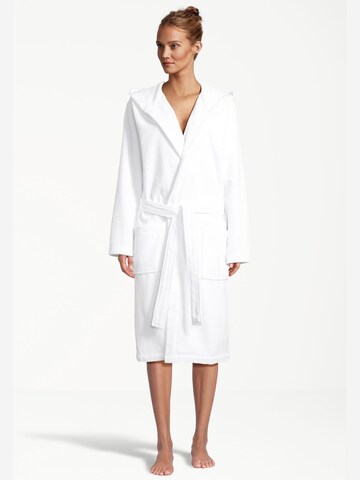 SEIDENSTICKER Bademantel lang 'Robe' in Weiß