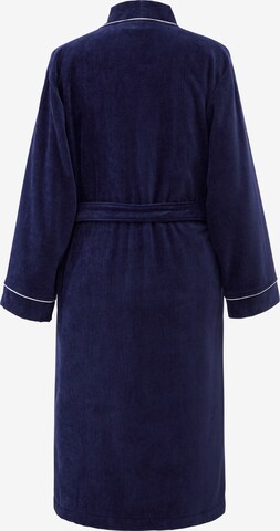 Ralph Lauren Home Long Bathrobe 'Parkrow' in Blue