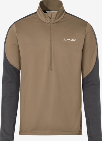 VAUDE Sports sweater in Beige: front
