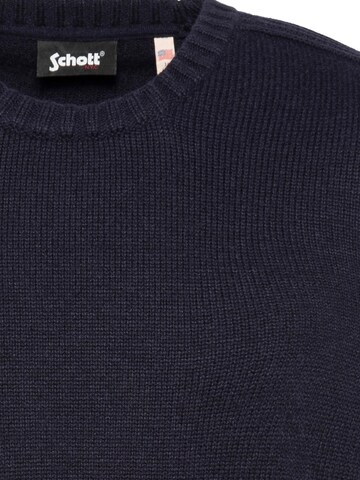 Pull-over Schott NYC en bleu