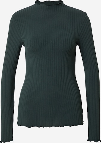 T-shirt MADS NORGAARD COPENHAGEN en vert : devant