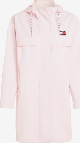 Tommy JeansPrijelazna jakna - roza boja: prednji dio