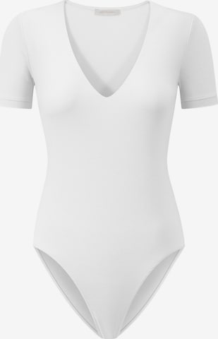 SASSYCLASSY Shirtbody in Weiß: Vorderseite