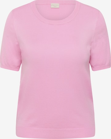 KAFFE CURVEPulover 'KCLizzy' - roza boja: prednji dio