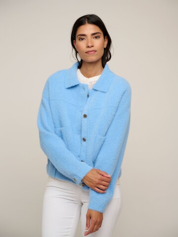 RINO & PELLE Strickjacke 'Bubbly' in Blau: predná strana