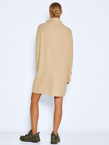 Noisy may Knitted dress in Beige