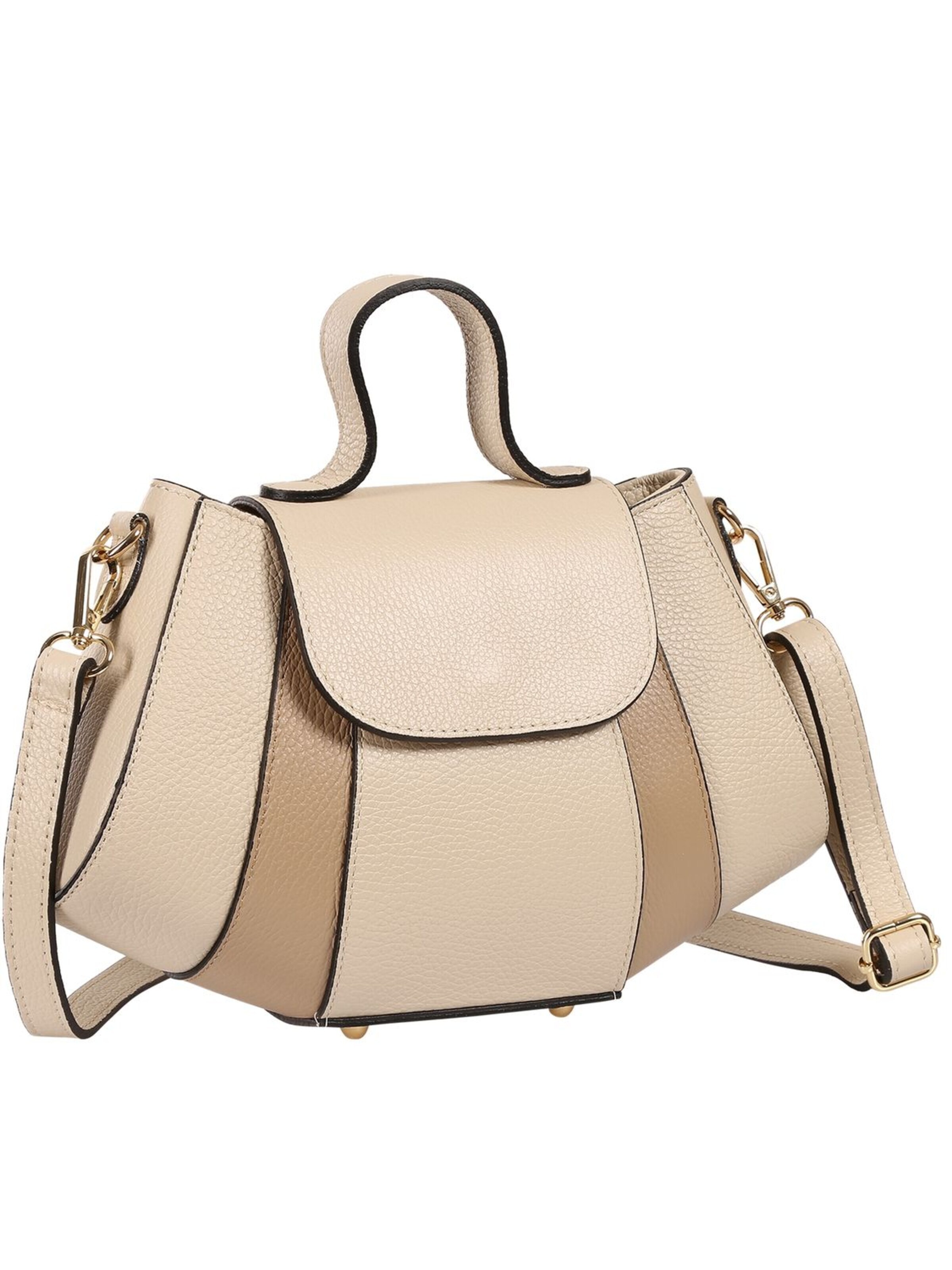 Toscanto - Bolso de hombro en beige: frente