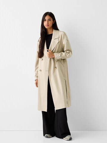 Manteau mi-saison Bershka en beige