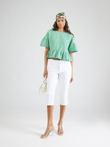 Coupe slim Jean 'Betsy' s.Oliver en blanc