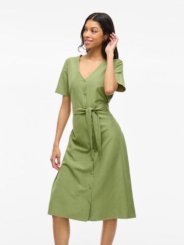 Robe-chemise VILA en vert : devant