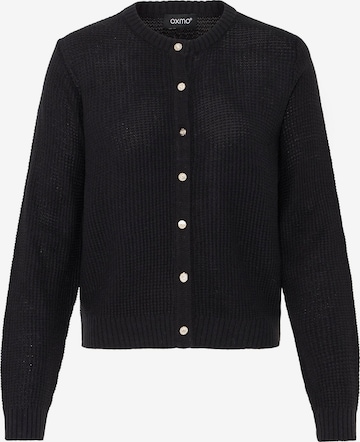 Oxmo Strickjacke ' OXBMMOMA CARDIGAN ' in Schwarz: Vorderseite