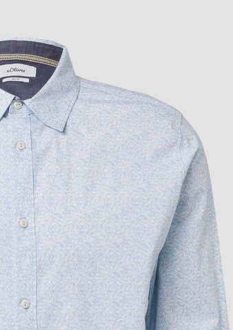 Coupe regular Chemise s.Oliver en bleu