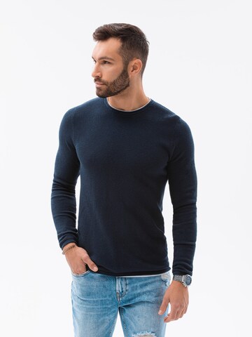 Pull-over 'E121' Ombre en bleu : devant