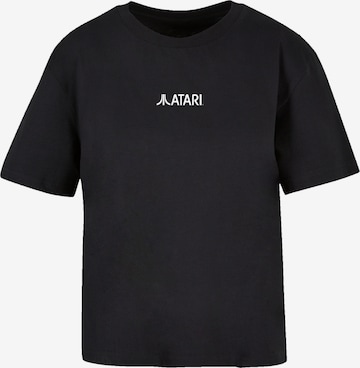 T-shirt 'Atari Games Logo White Retro Gaming Horizontal' F4NT4STIC en noir : devant