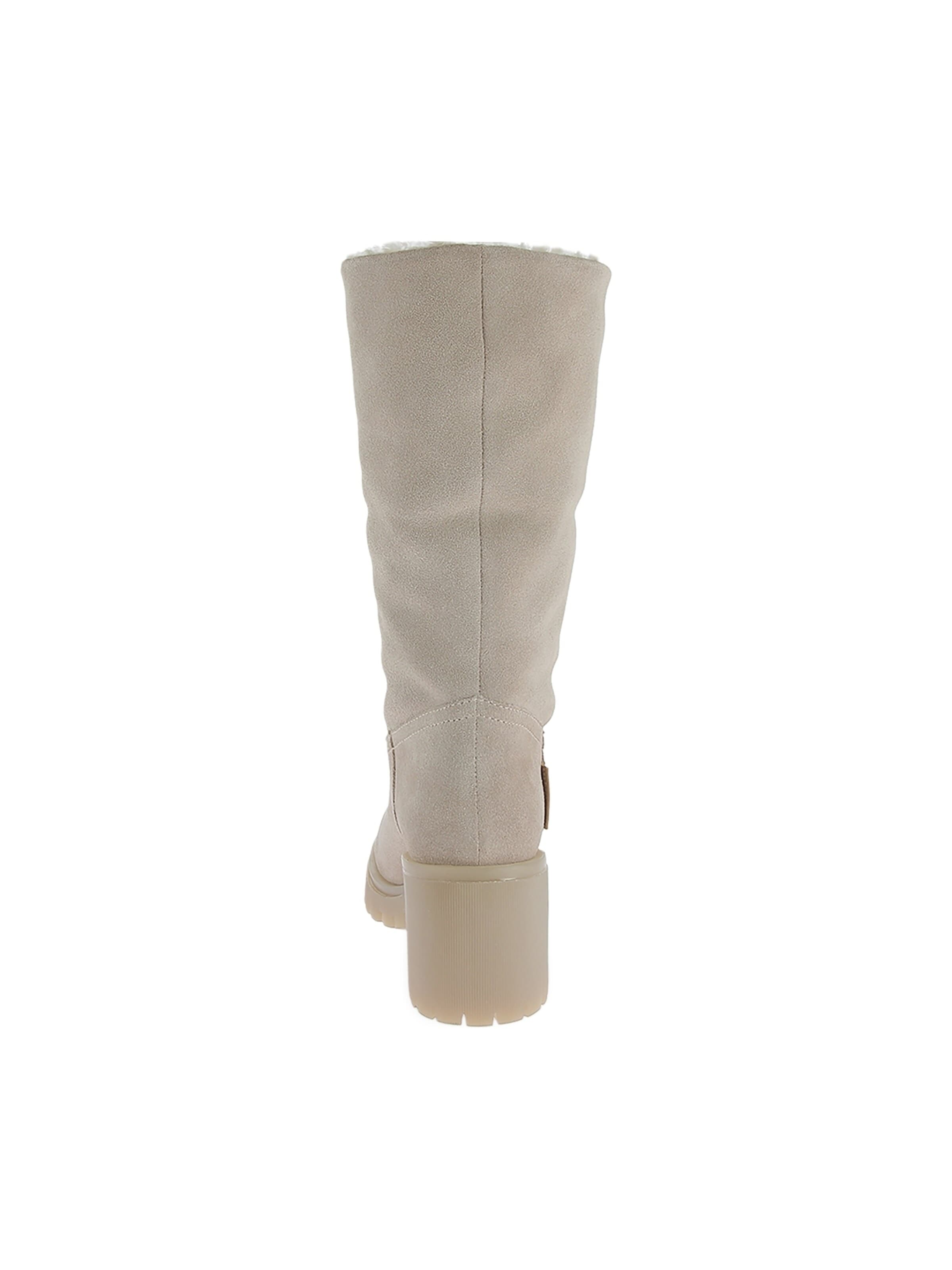 Les Tropéziennes - Botas de tobillo 'Lederstiefeletten von M.belarbi Velvia' en beige