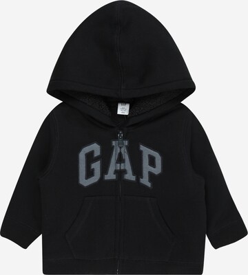 Veste de survêtement GAP en noir : devant