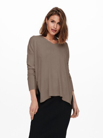 ONLY Pullover 'AMALIA' i brun: forside